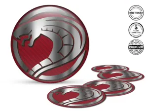 Badge Ruota Racing Logo Limited Domed
